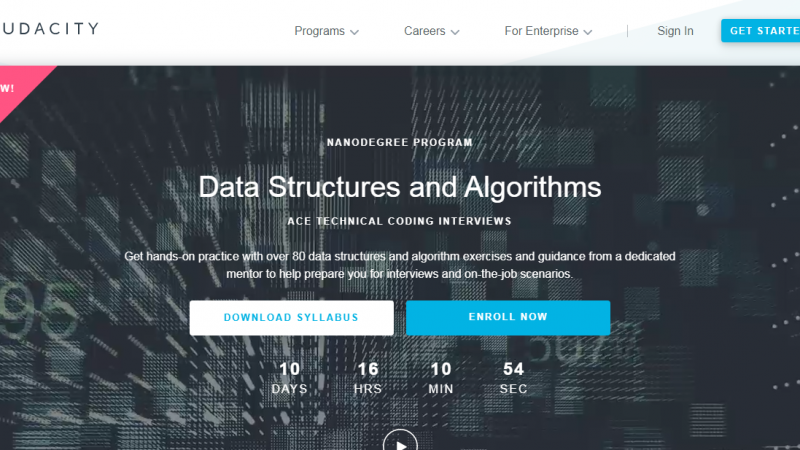Udacity Data Structures and Algorithms Nanodegree Review