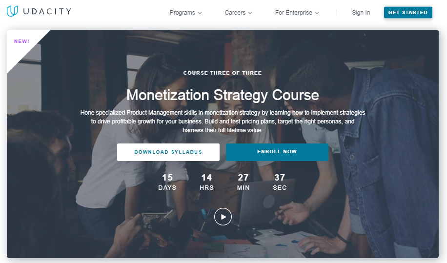 Udacity Monetization Strategy Course Review