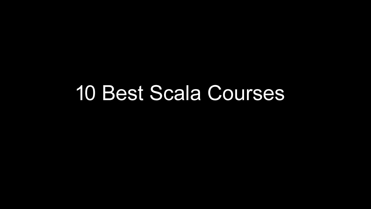 10 Best Scala courses